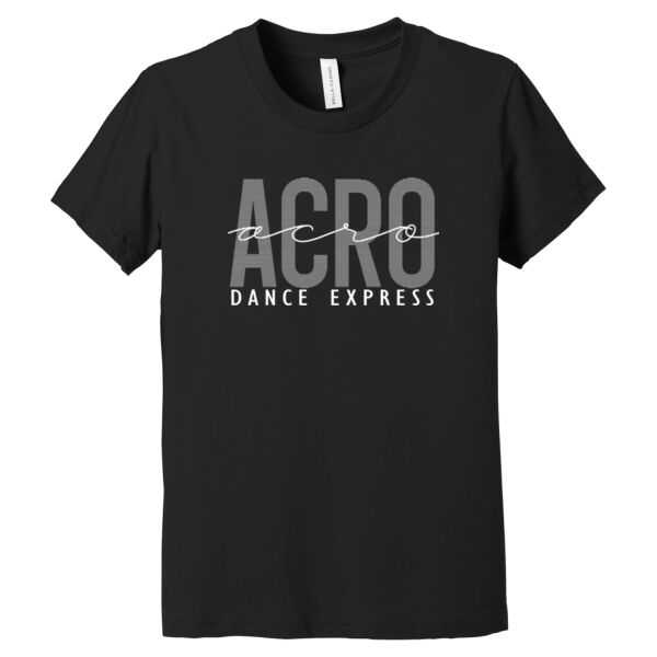 Acro Lined Script - Youth Jersey Short Sleeve Tee Thumbnail