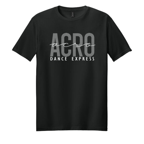 Acro Lined Script - Softstyle ® T Shirt Thumbnail